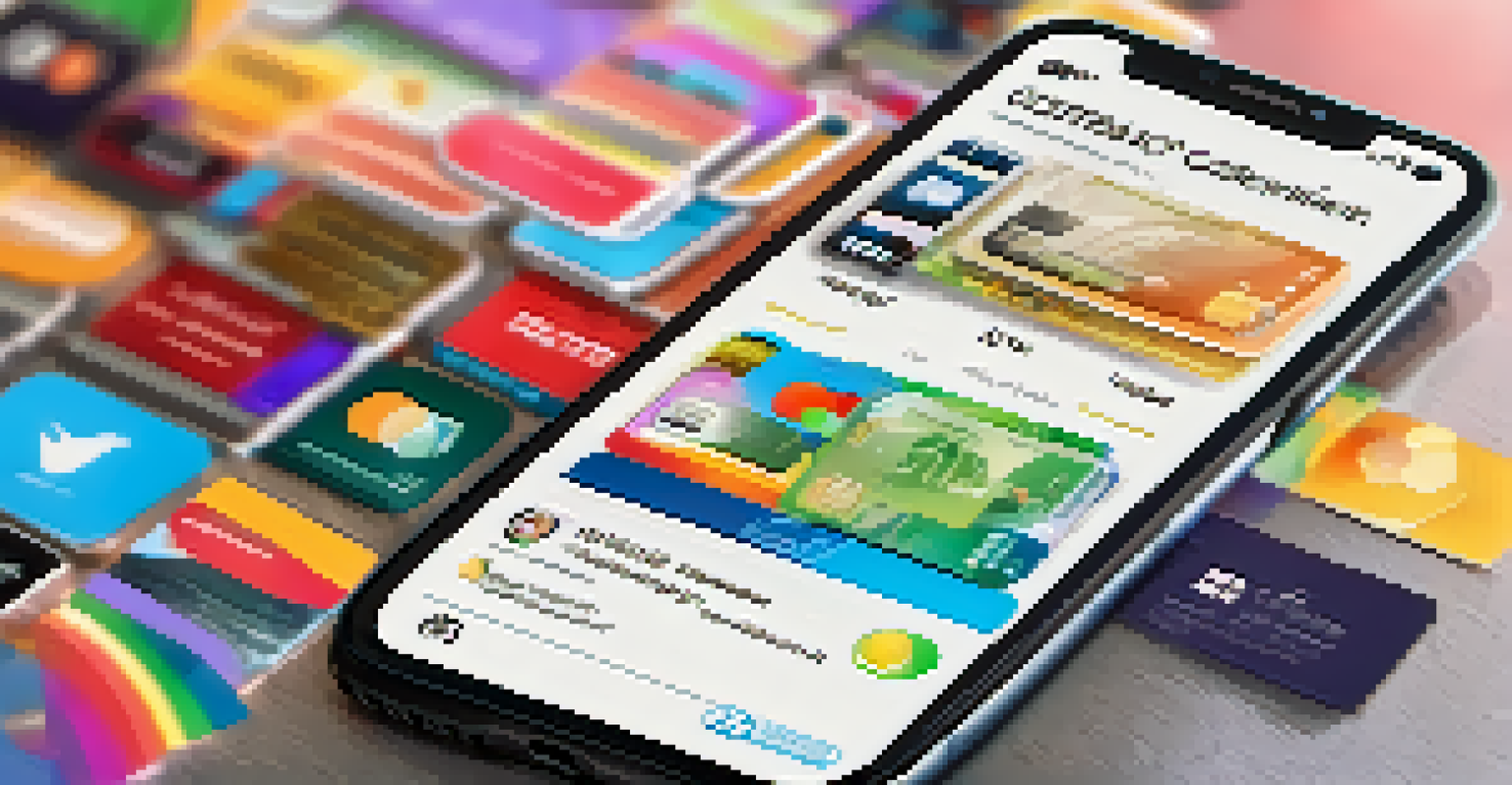 A close-up of a smartphone screen showing a digital wallet with various NFT certificates representing achievements and credentials.