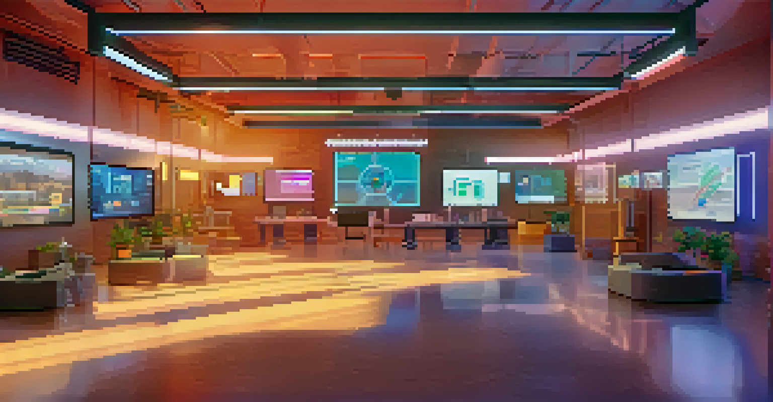 Participants in a virtual workshop receiving NFT badges as proof of skill acquisition in a bright and inviting digital space.