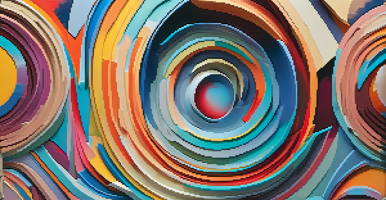 Close-up of a limited-edition NFT artwork on a high-resolution screen, showcasing abstract shapes and vibrant colors.