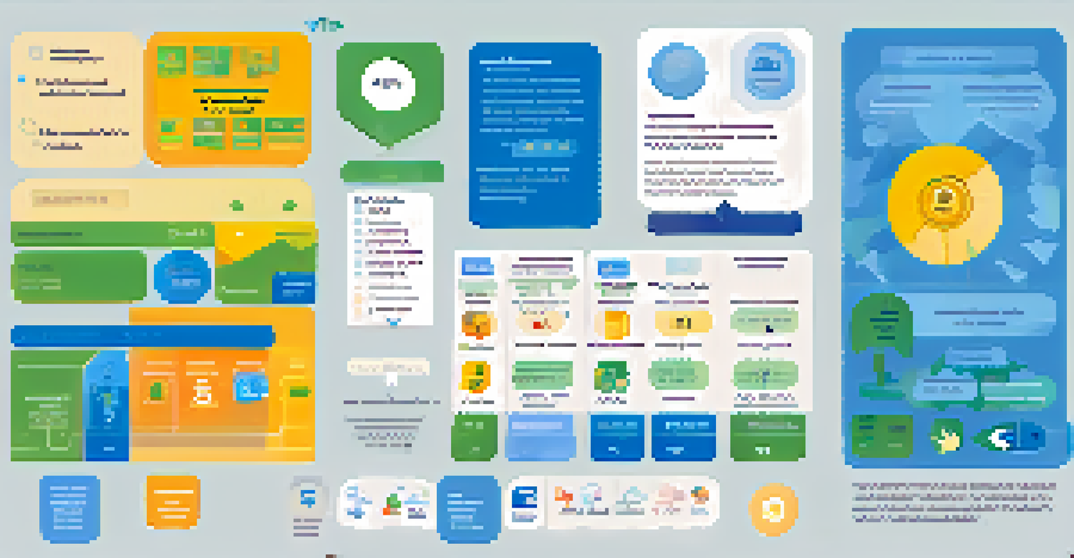 An infographic showcasing principles of inclusive design for NFT platforms, with icons and illustrations in a harmonious color palette.
