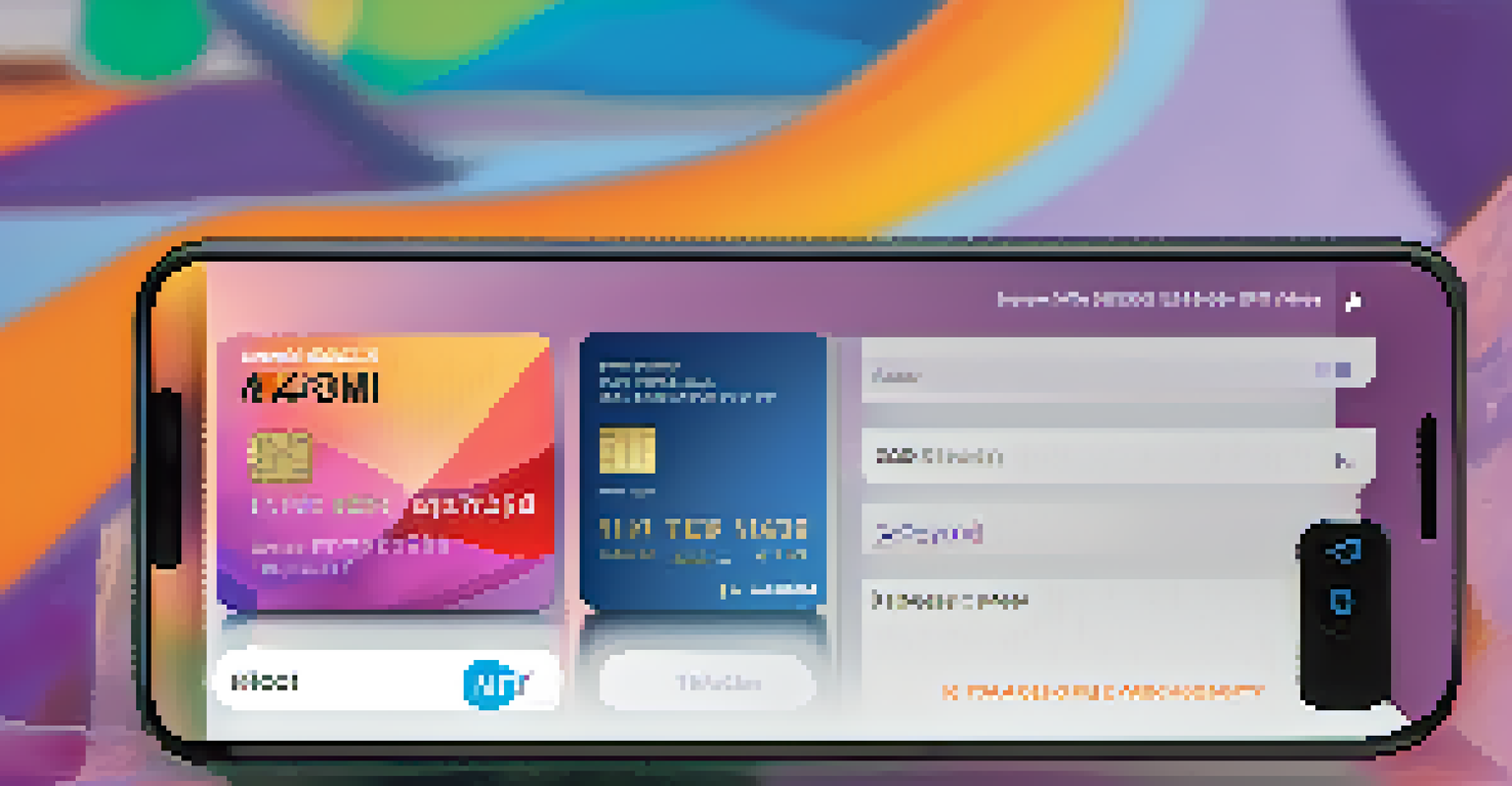 A detailed close-up of a digital wallet interface showing various non-fungible tokens (NFTs) with vibrant images and ownership details.