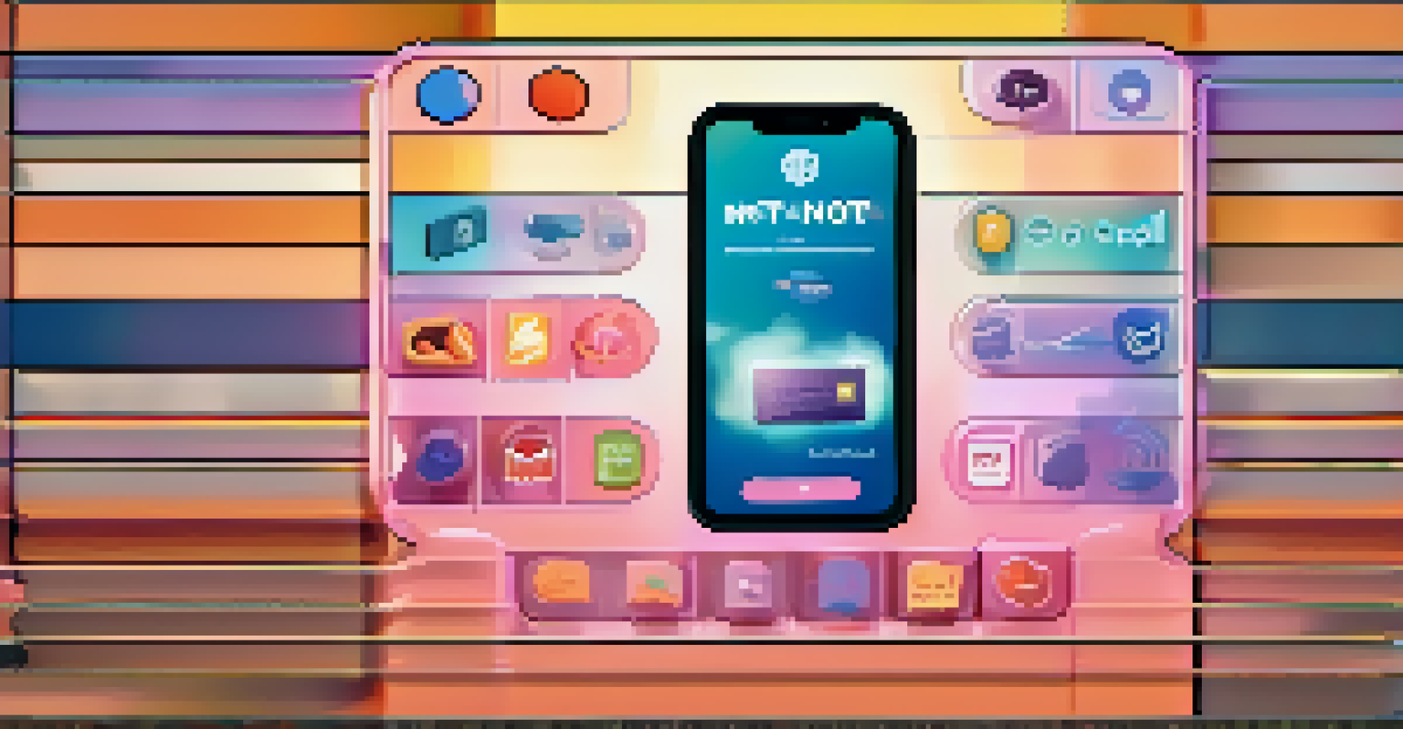 A smartphone displaying a digital wallet filled with NFTs, with a blurred background.