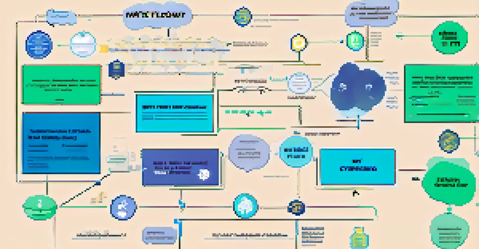An infographic showing the tax implications of NFTs, with icons for cryptocurrency, NFT art, and tax forms in a flowchart design.
