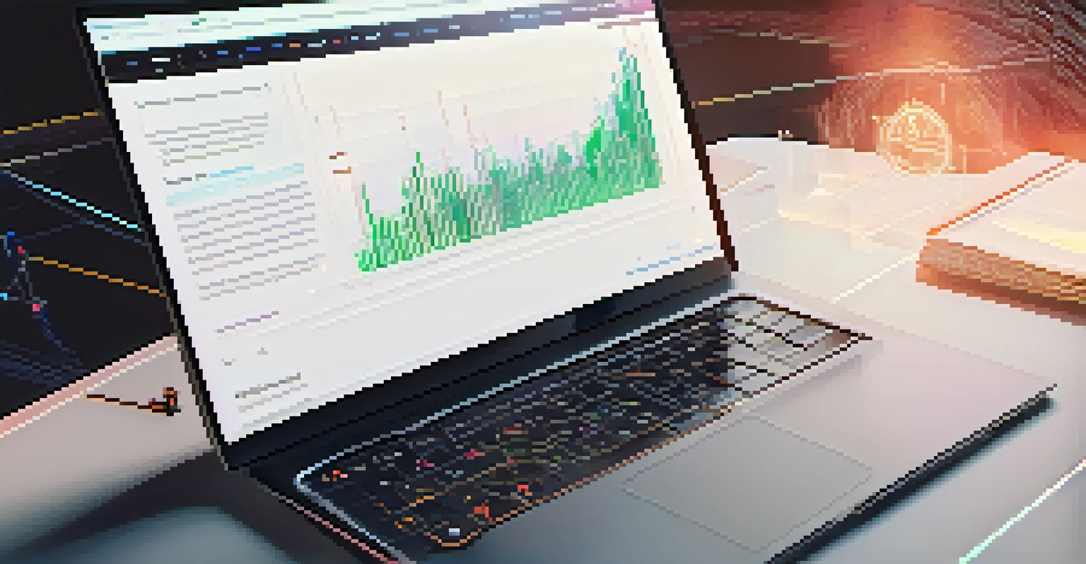 A close-up of a smart contract interface on a computer screen, with a hand interacting with the display in a modern office.