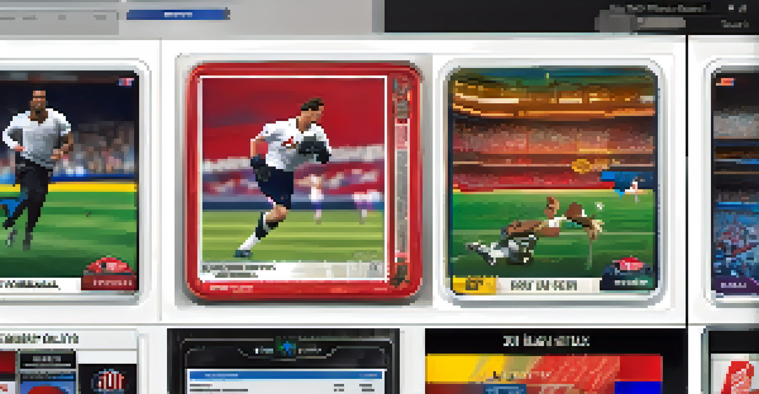 A close-up of a digital collectible trading card on a screen, highlighting its intricate design and vibrant colors.