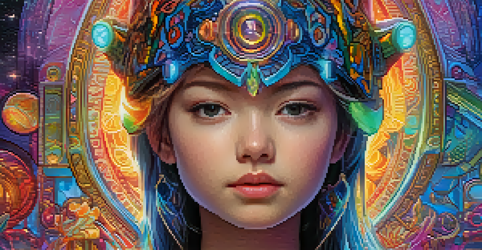 A close-up of a colorful digital trading card featuring an animated character, with holographic designs shimmering in bright light.