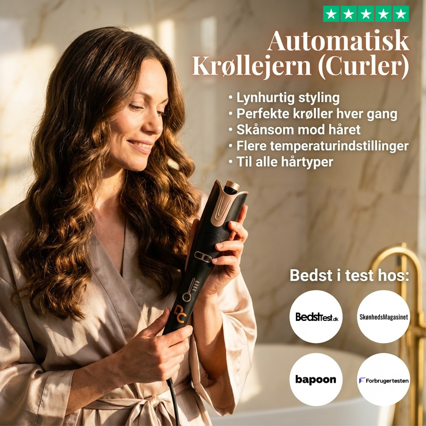 Hår & Styling Ads static ad case eksempel