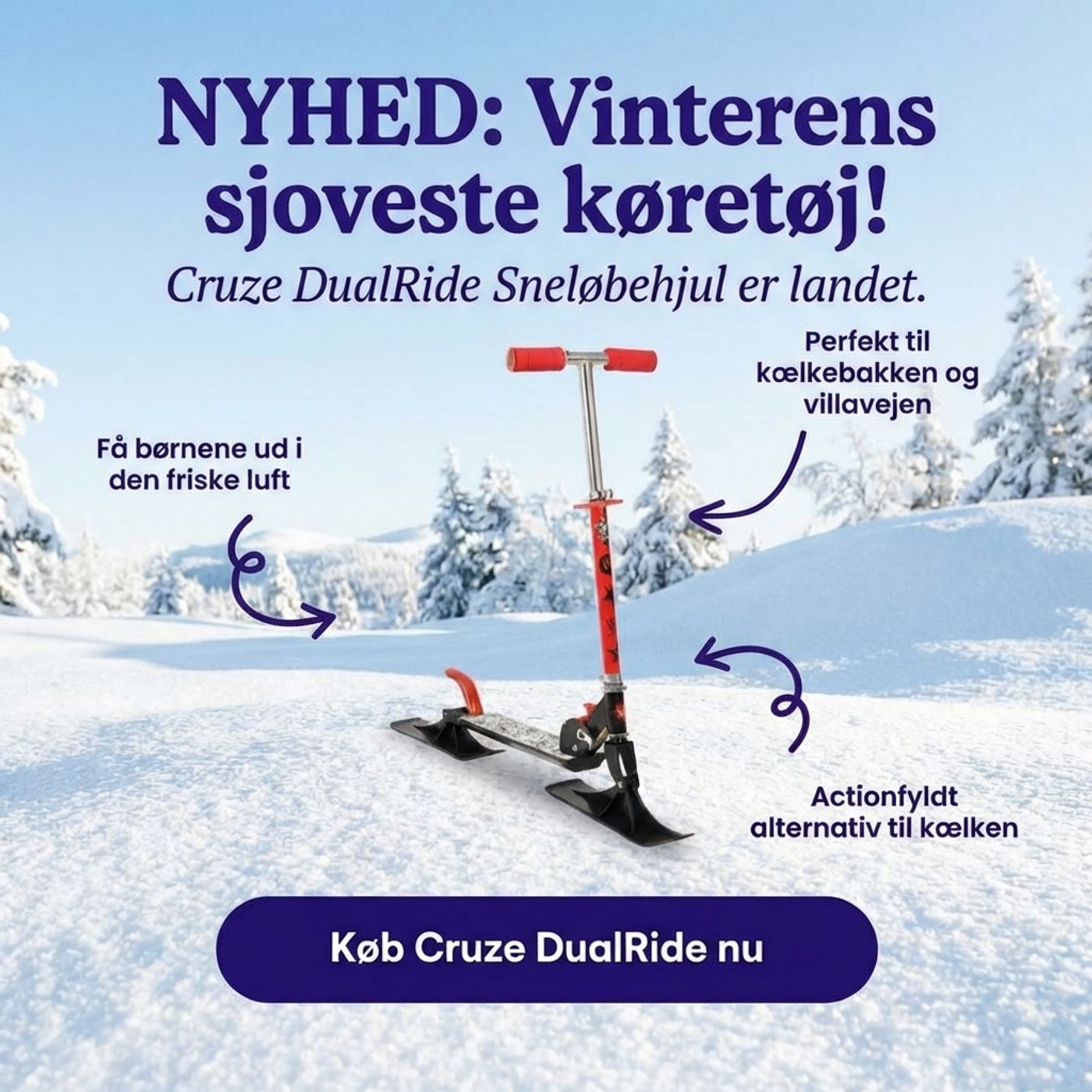 Cruze Løbehjul Ads static ad case eksempel