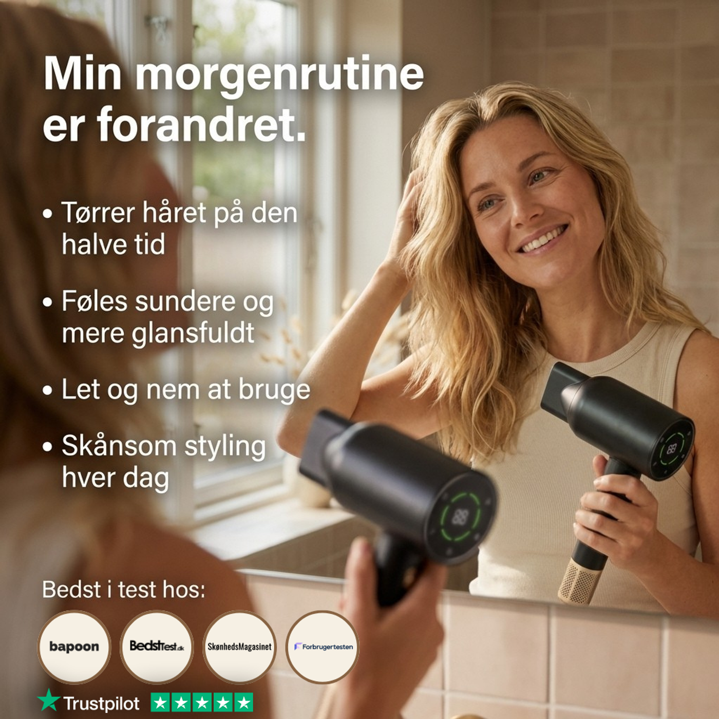Hår & Styling Ads static ad case eksempel