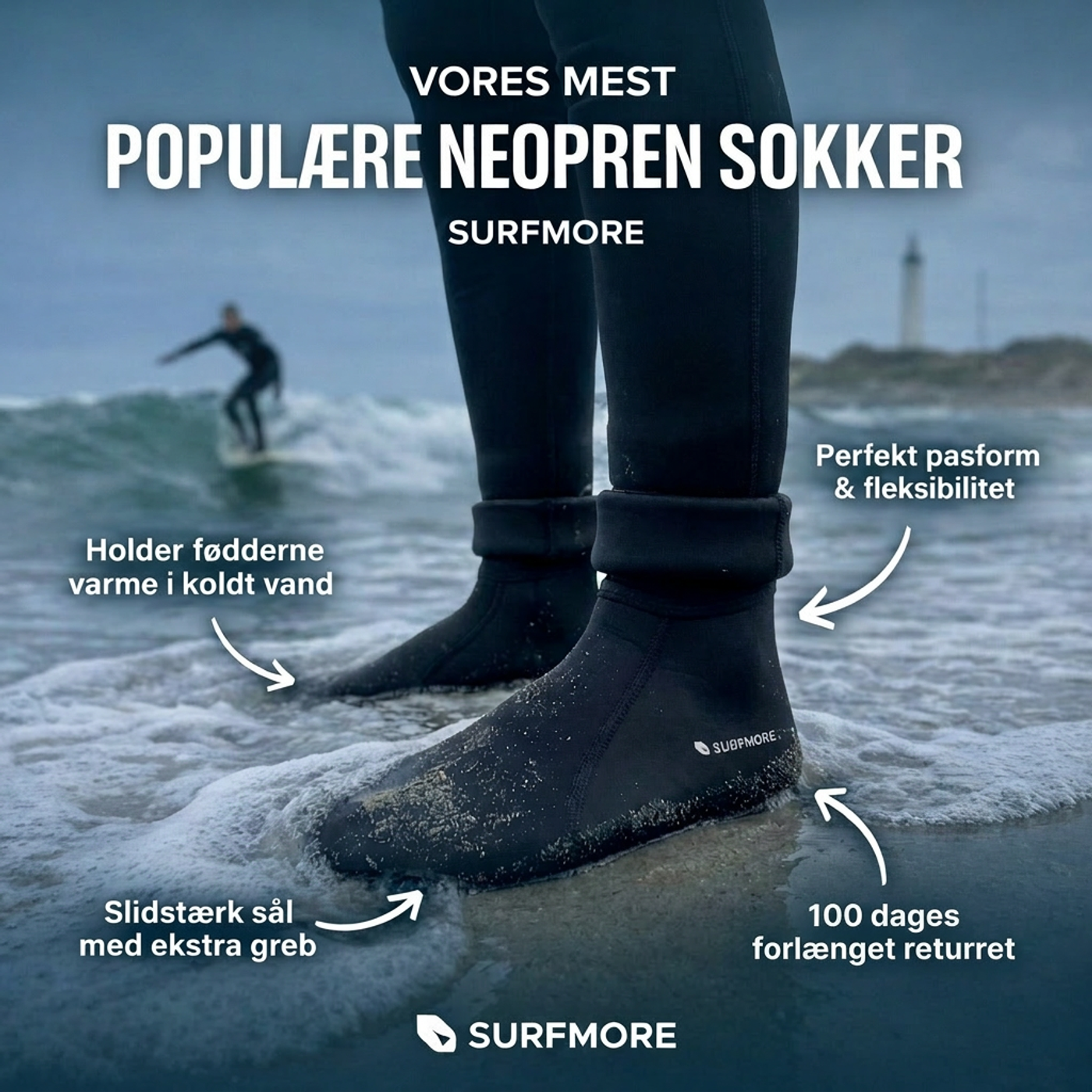 Neoprensokker Ads static ad case eksempel