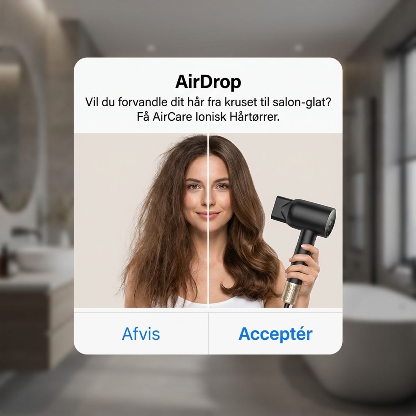 Hår & Styling Ads static ad case eksempel