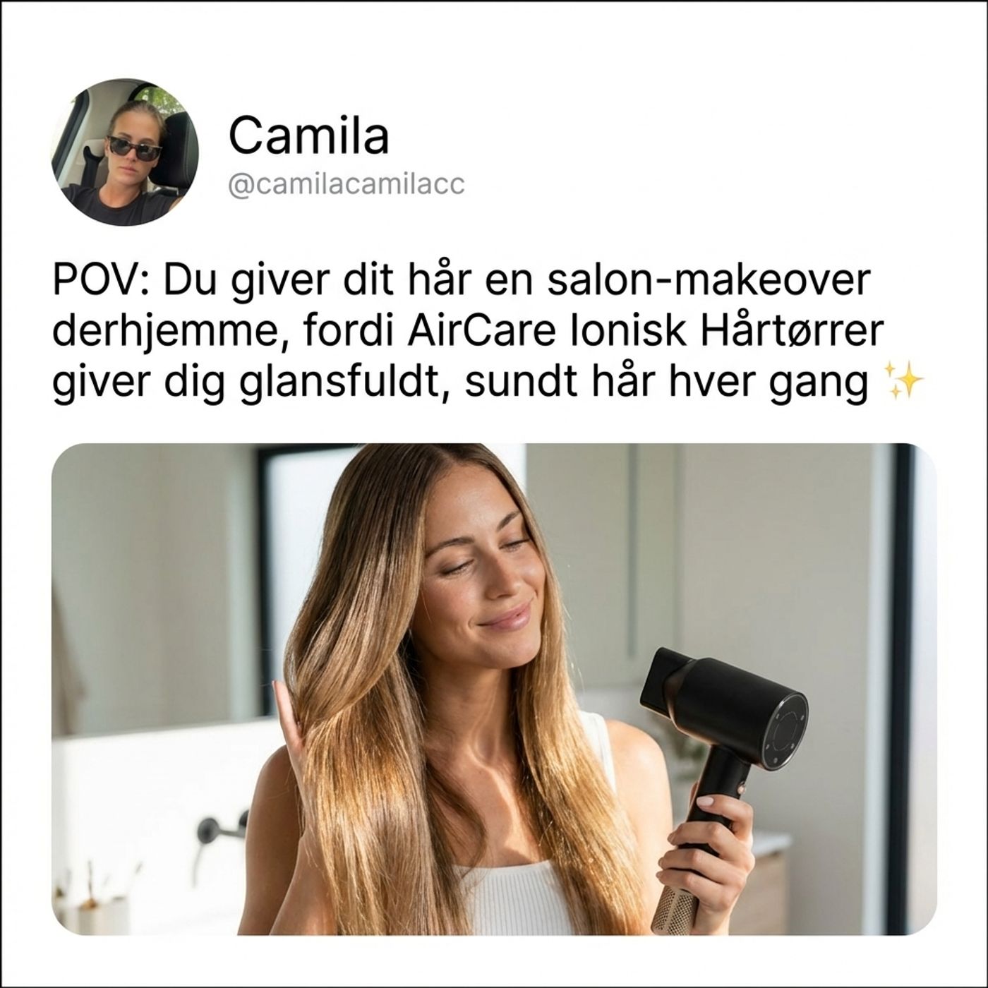 Hår & Styling Ads static ad case eksempel