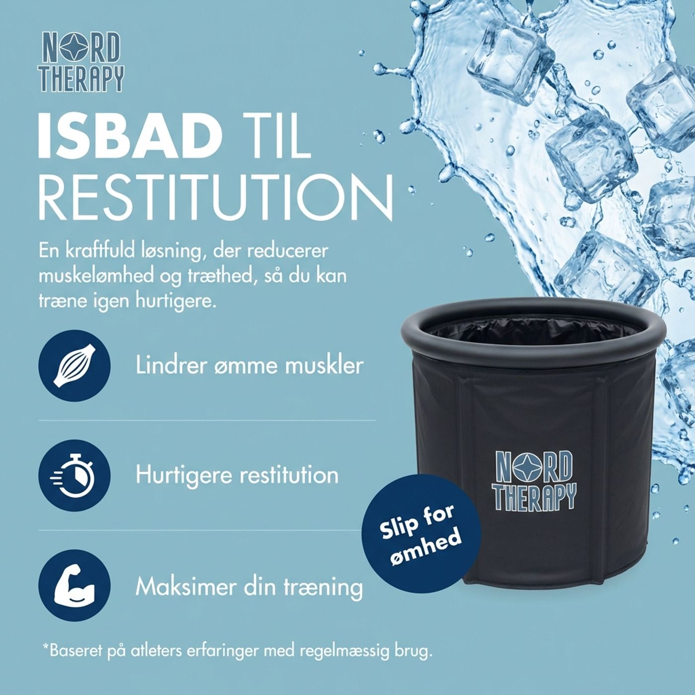 NordTherapy Isbad Ad static ad case eksempel