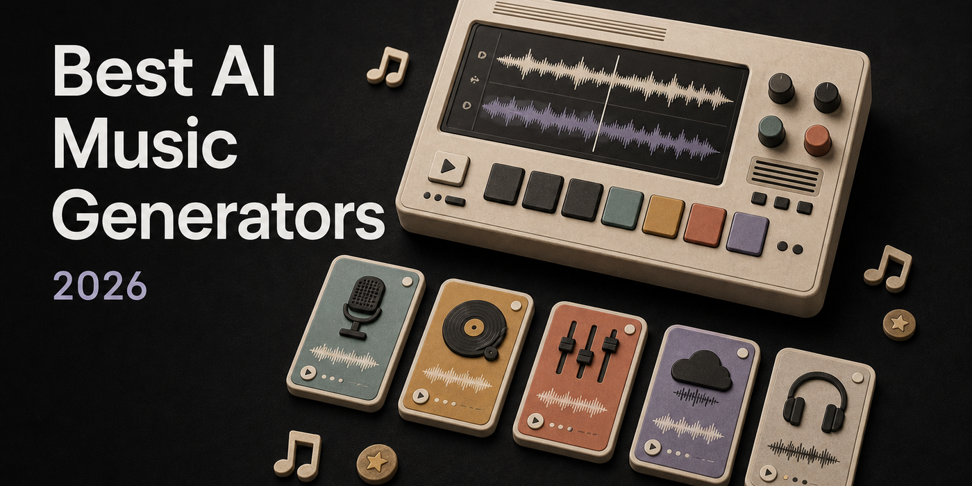 12 Best AI Music Generators in 2026 (Priced, Licensed, and Ranked)