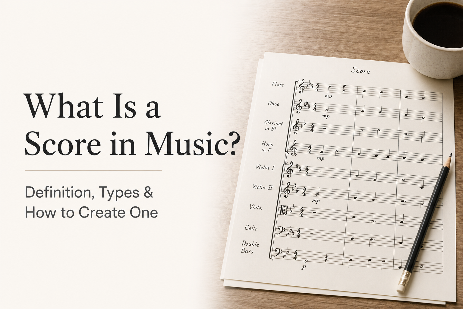 What Is a Score in Music