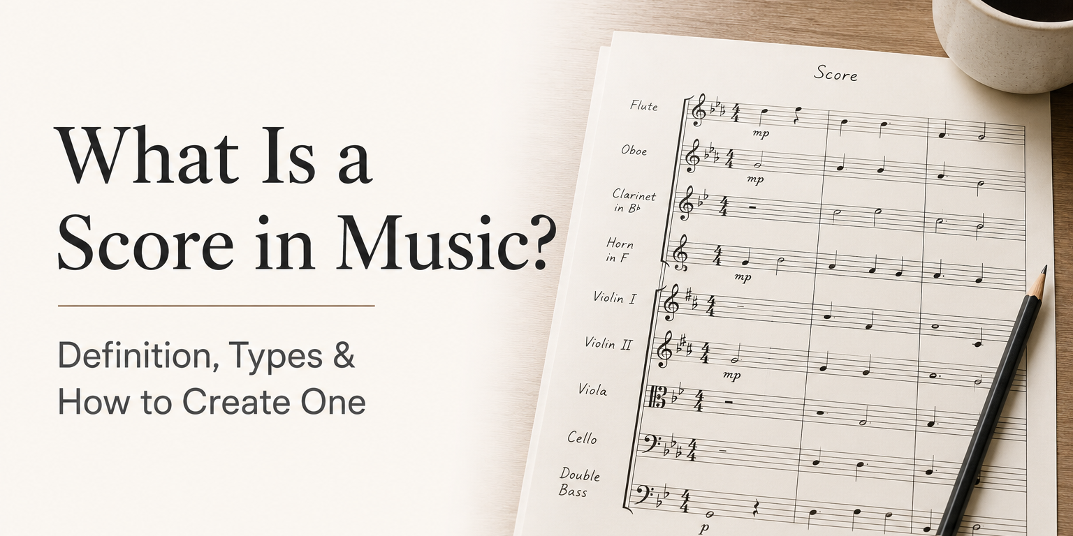 What Is a Score in Music