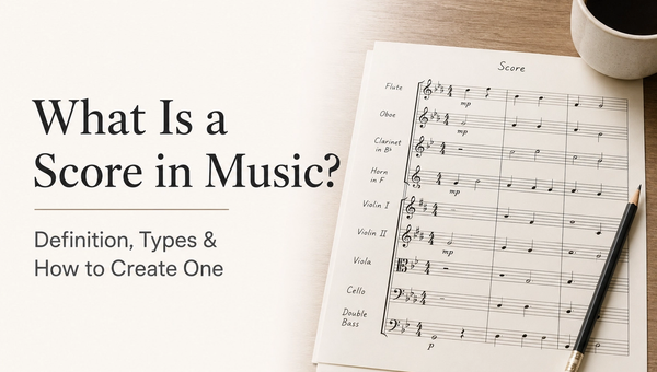 What Is a Score in Music