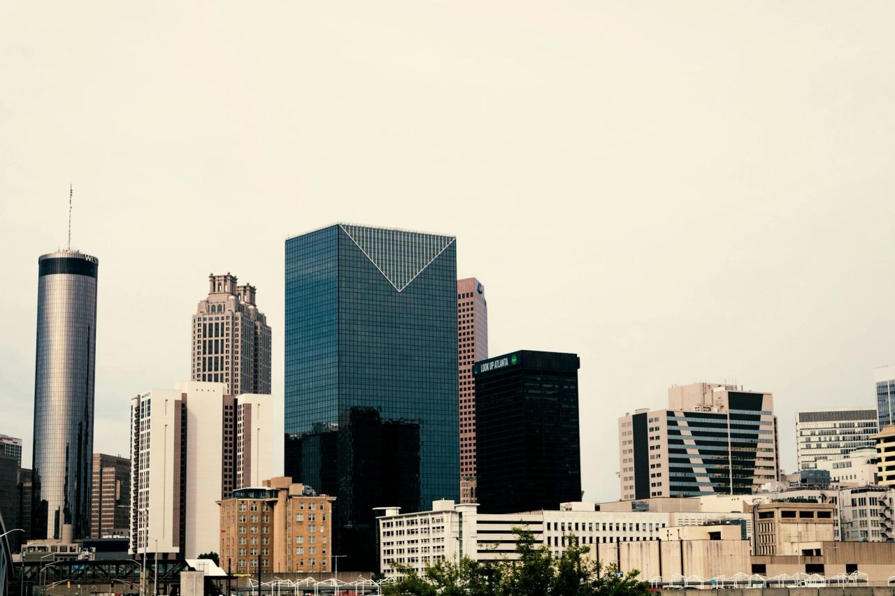 Landscape city view of Atlanta, Georgia
