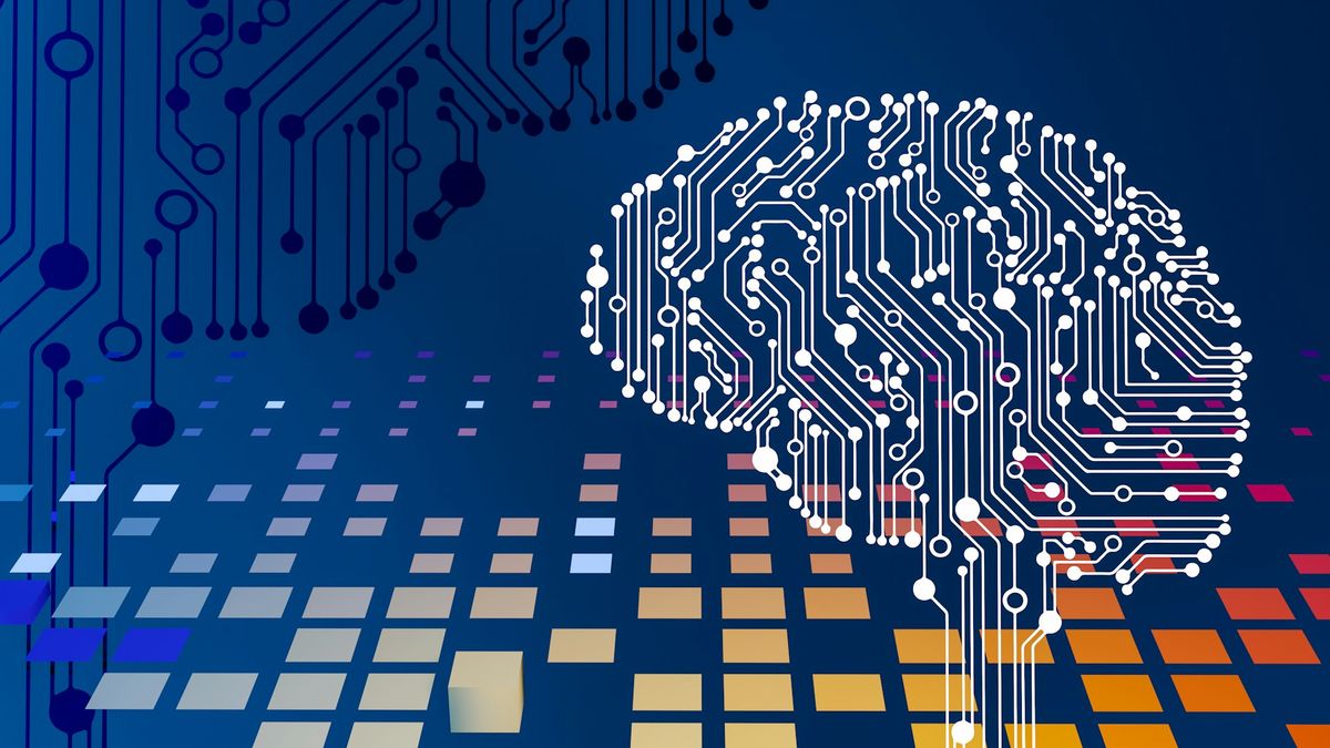 Circuit-board brain illustration representing generative engine optimization and AI-driven search