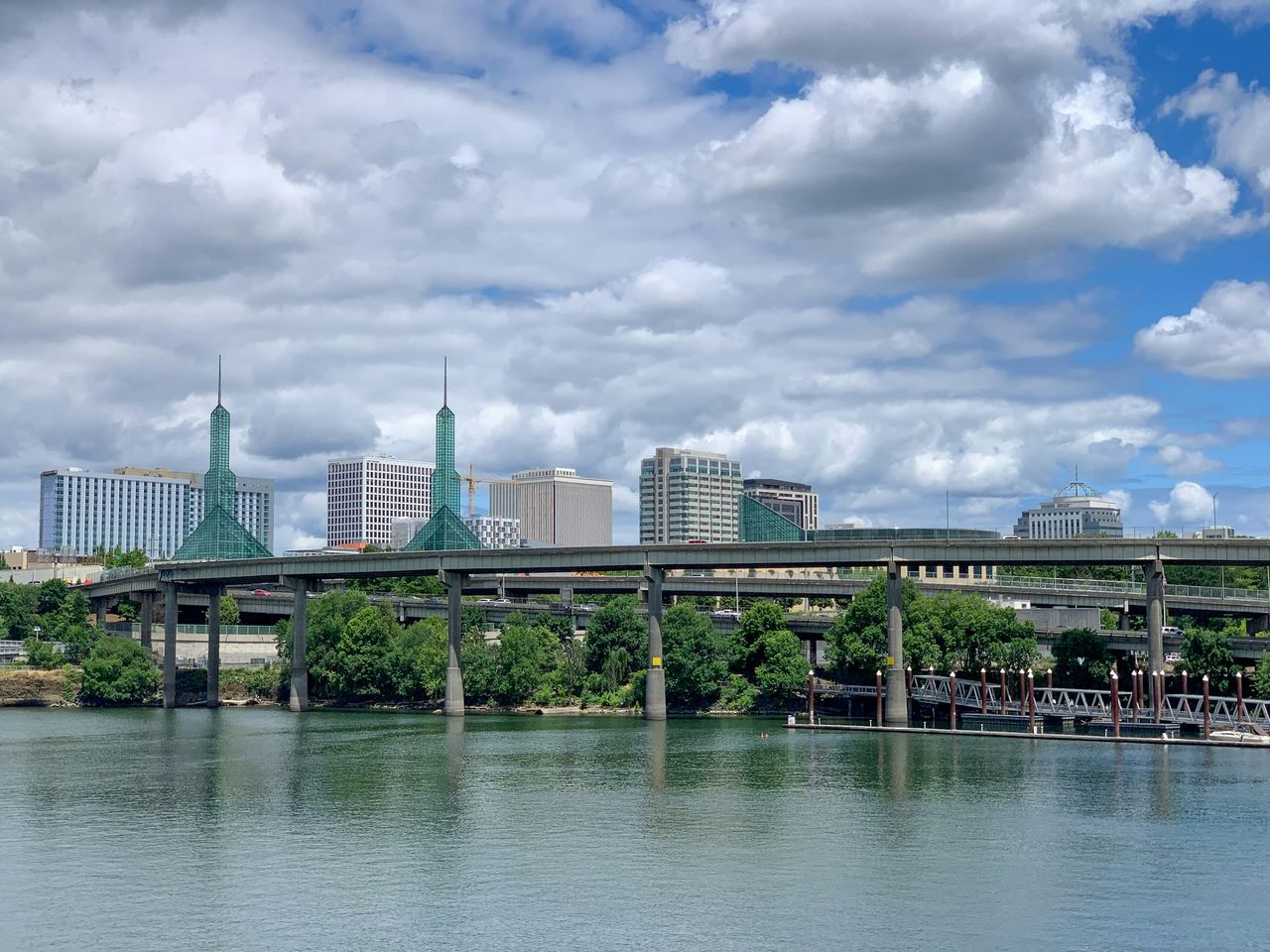 Convention Center on east side of downtown Portland, Oregon
