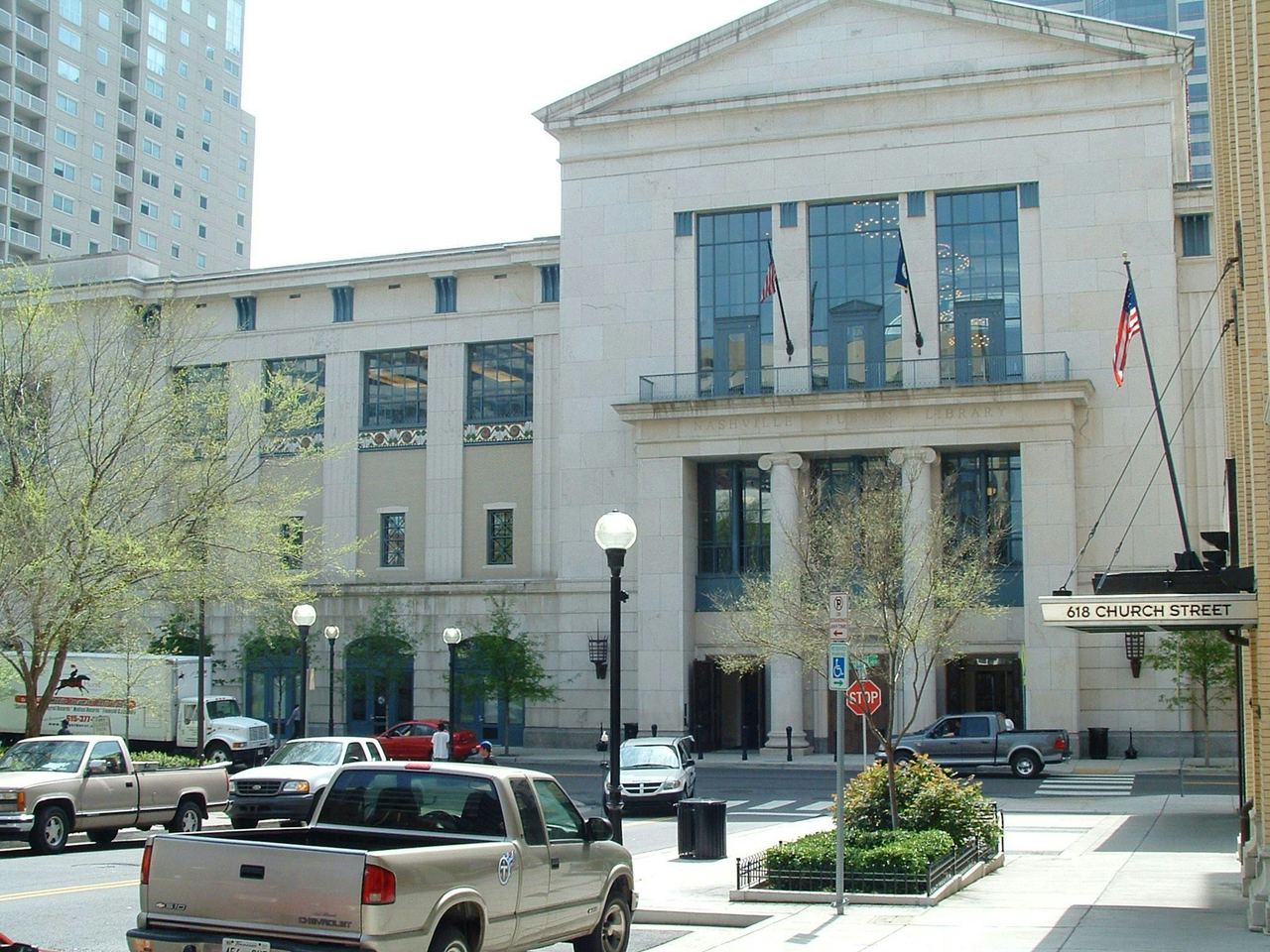 The downtown library in Nashville, Tennessee taken March 2007