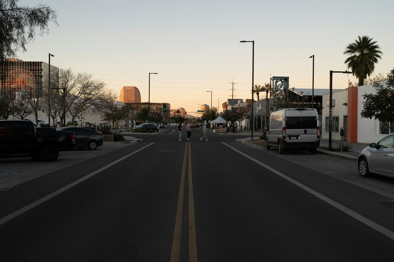 Evans Churchill neighborhood in Downtown Phoenix in January 2022