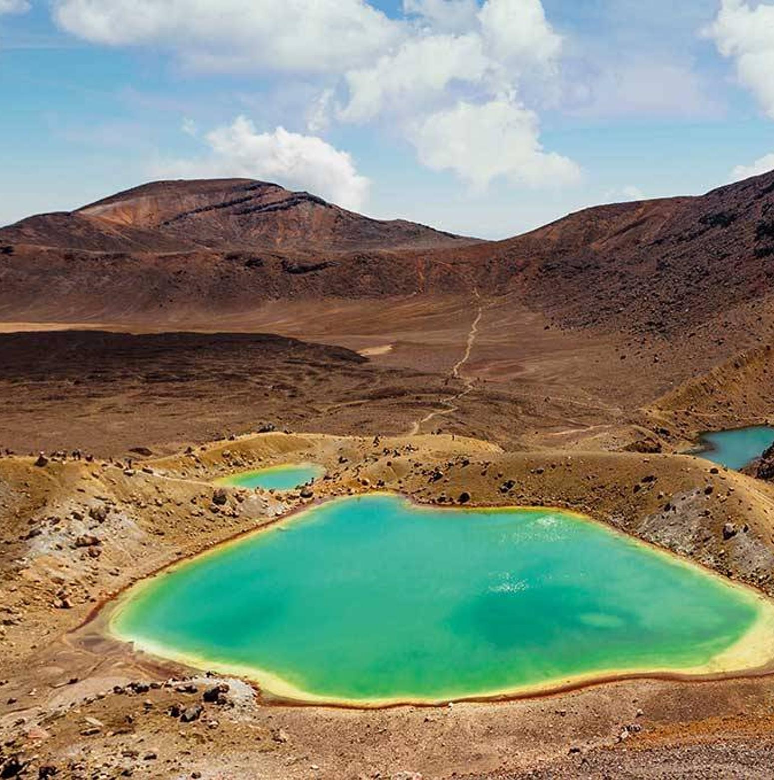 Neuseeland Gebirge mit Wasser