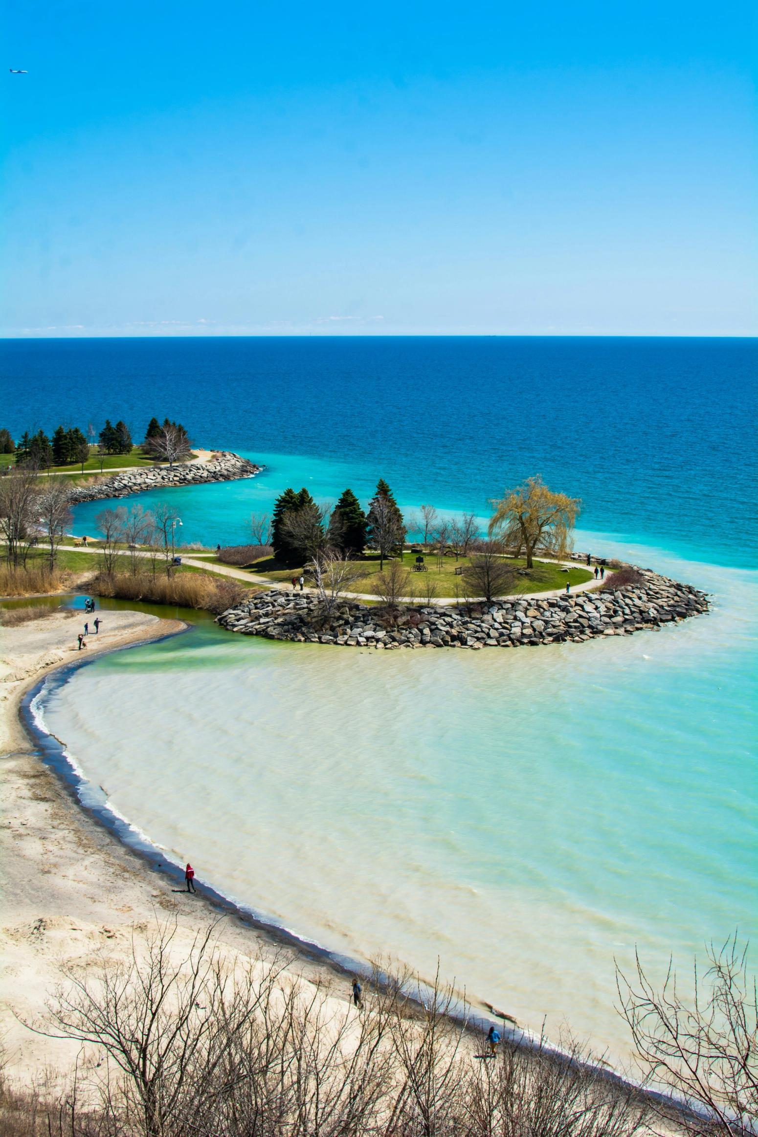 Blick auf den Lake Ontario, Upper Canada, Ontario