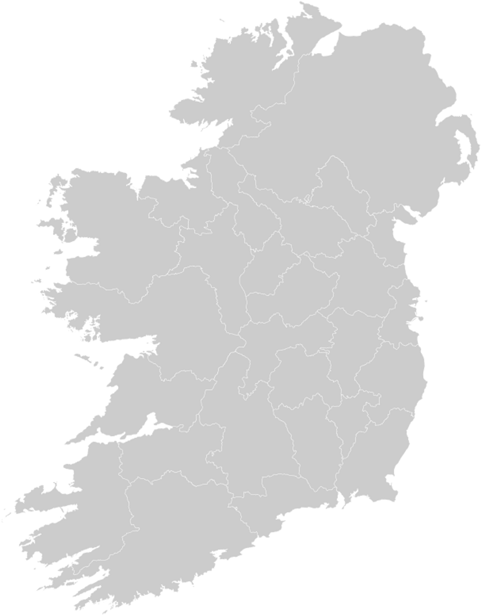 Karte von Irland