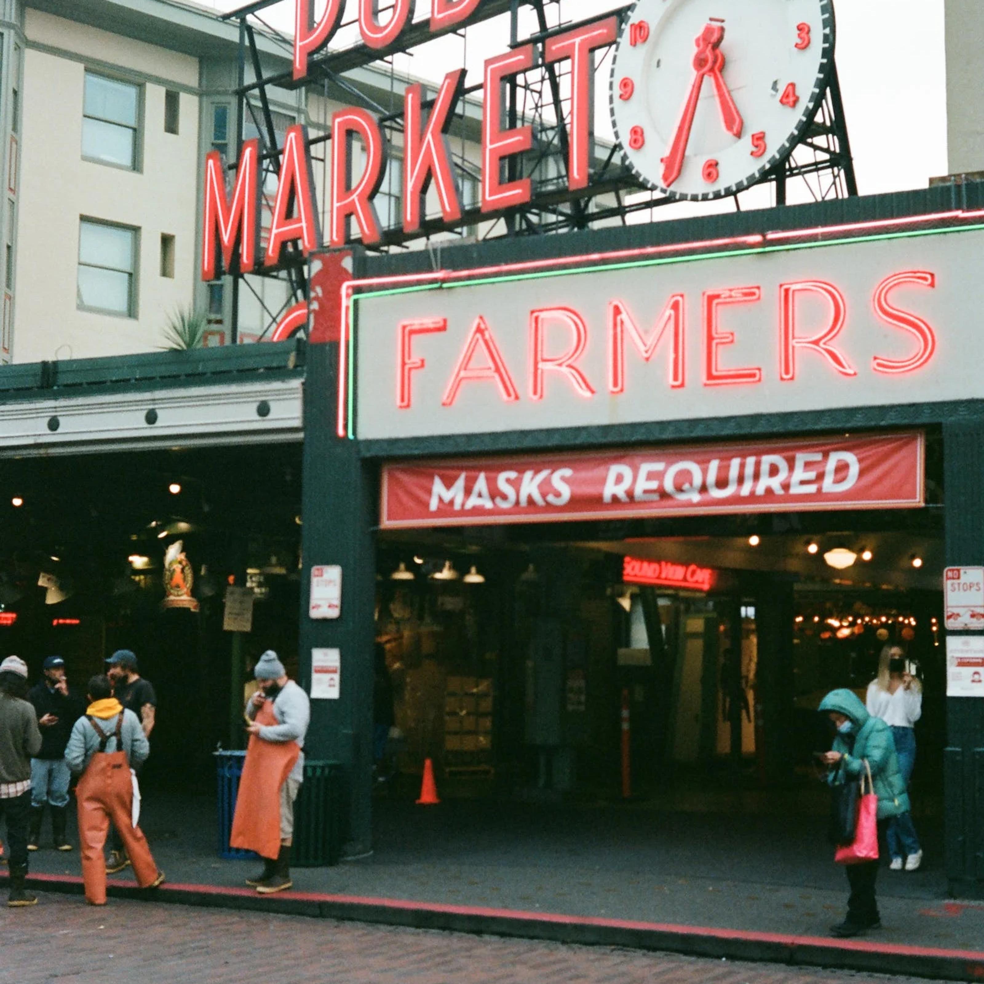 Public Market in der Innenstadt von Seattle