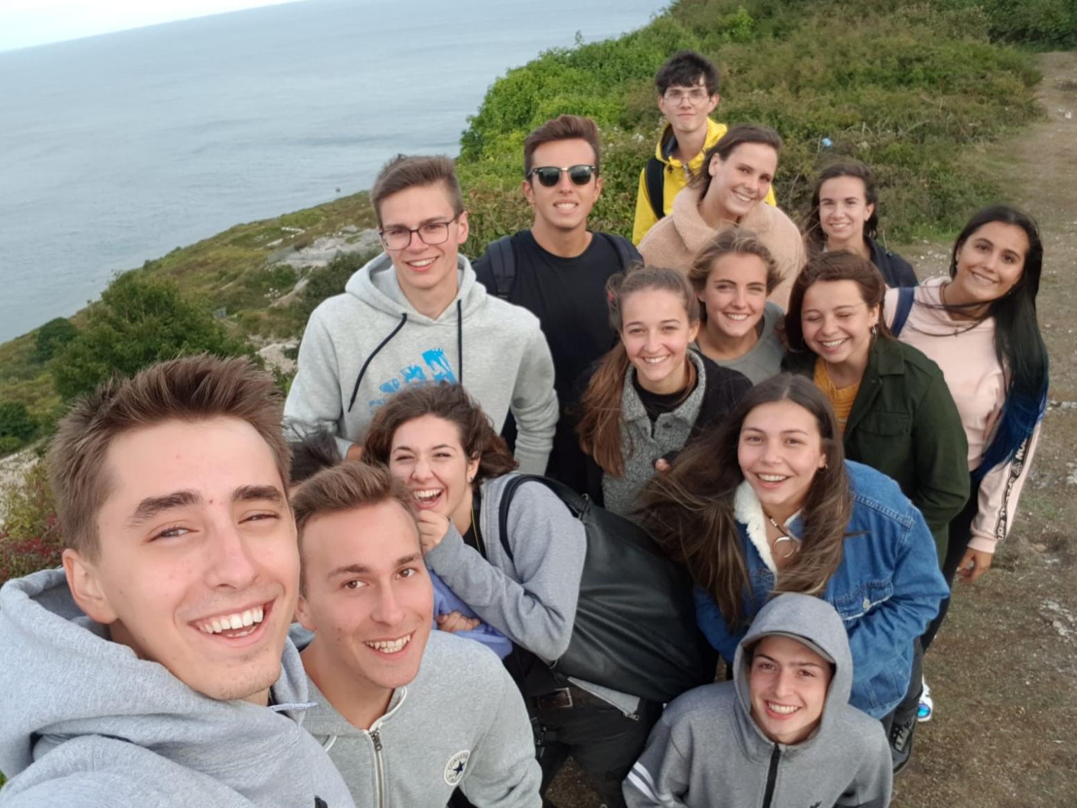 Weymouth College Schüler:innen Selfie