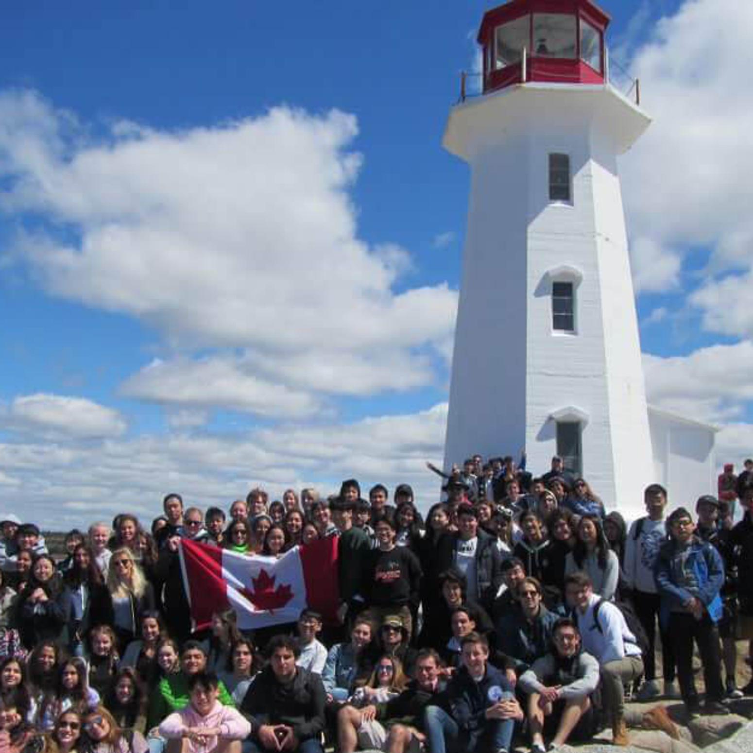 »Internationals«-Ausflug zum Wahrzeichen von Nova Scotia »Peggy's Cove«