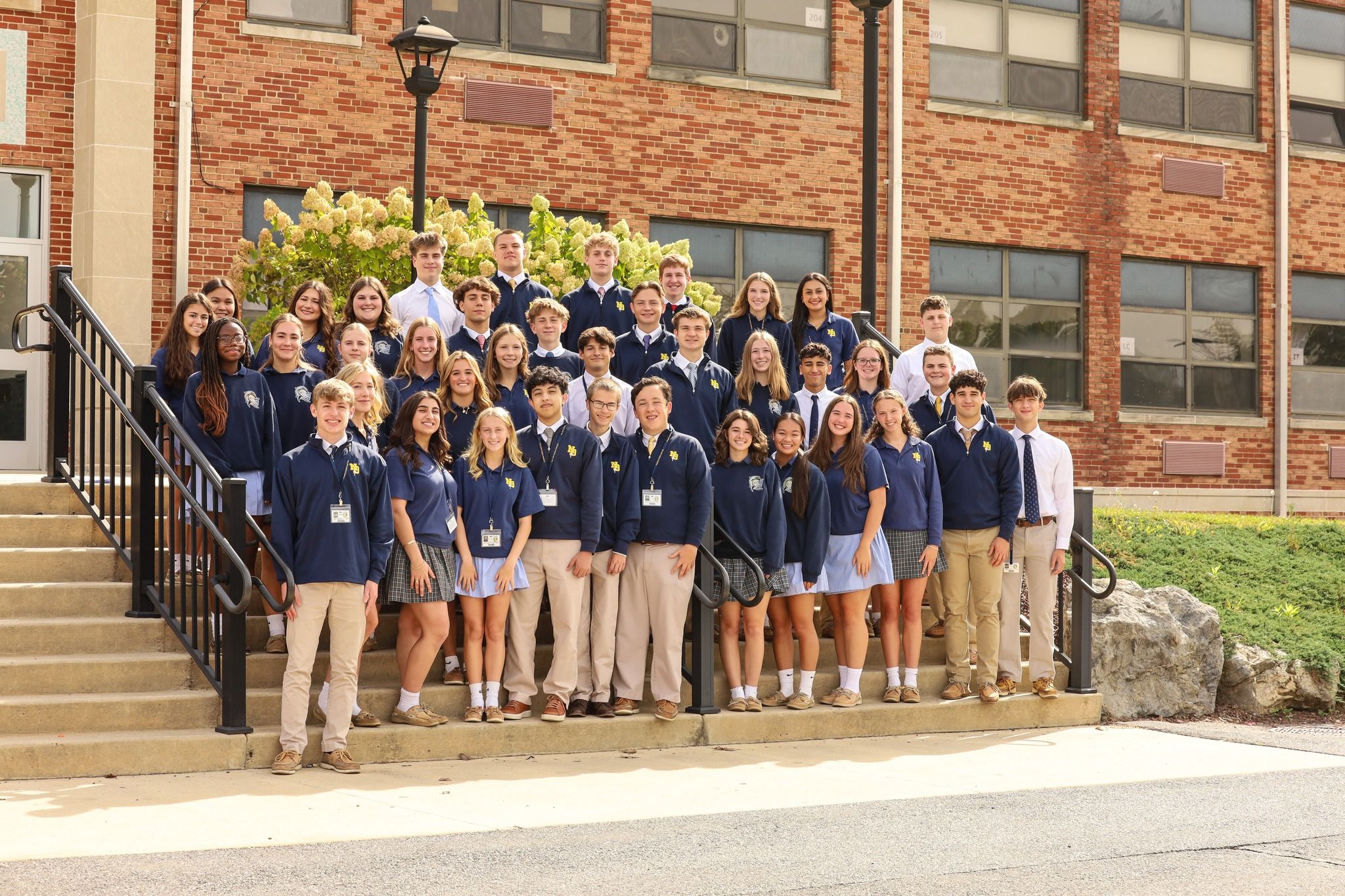 Notre Dame High School students
