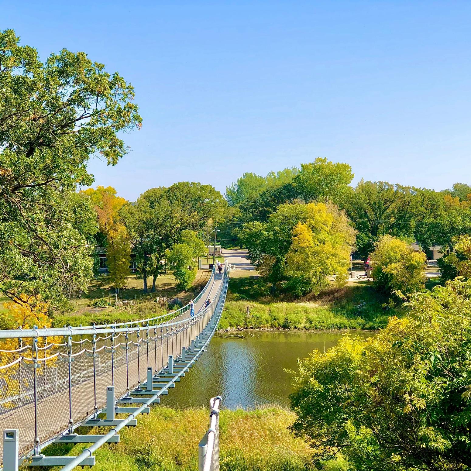 eine brücke in manitoba