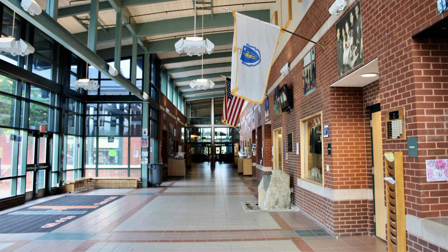 Hopkinton High School Massachusetts Foyer