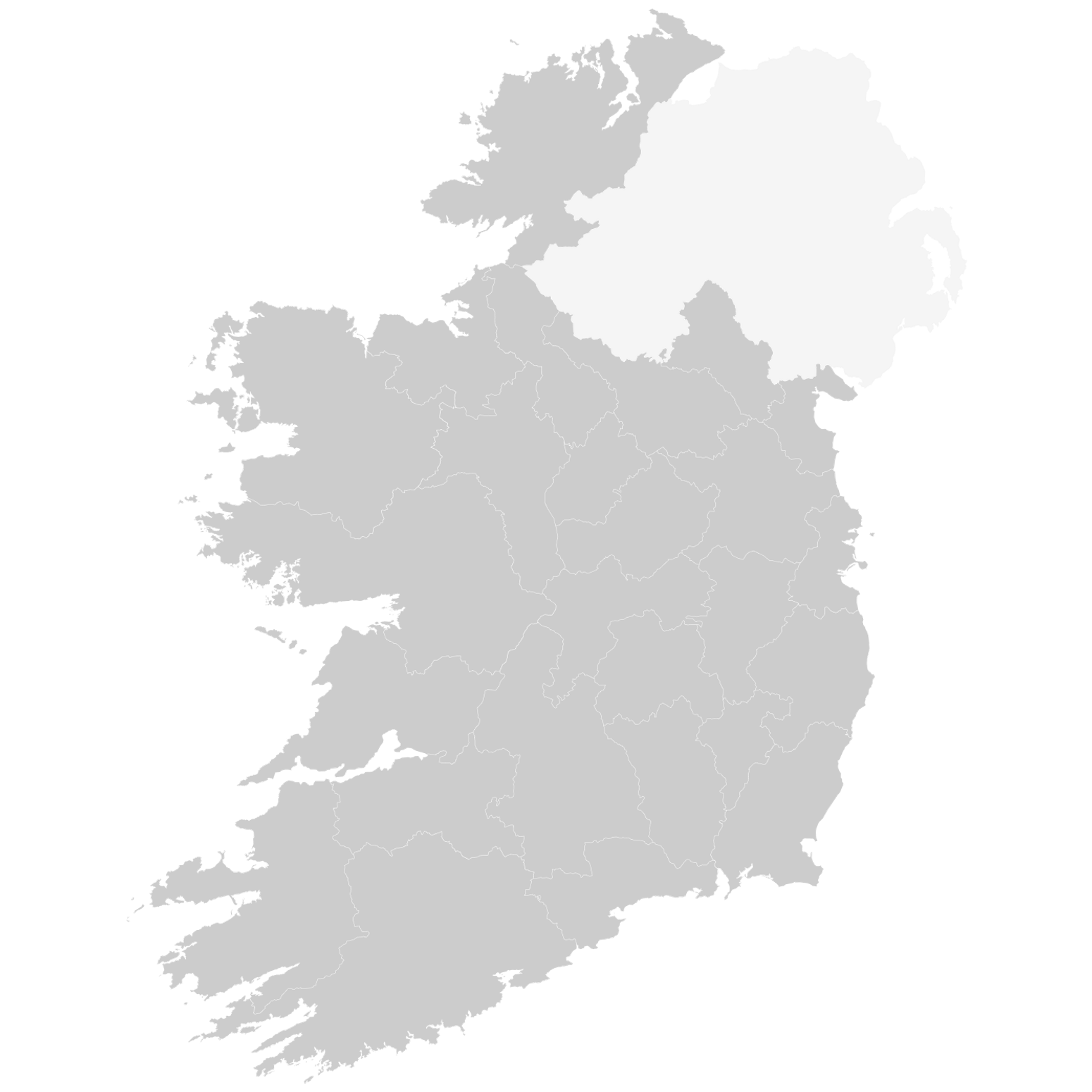 Karte von Irland