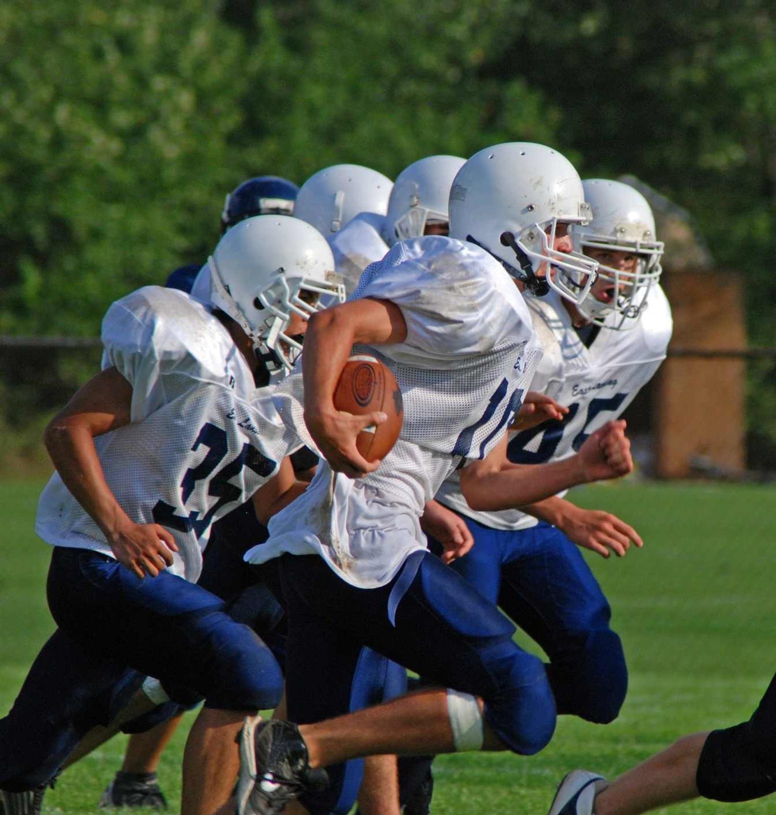 Football Spieler in Aktion