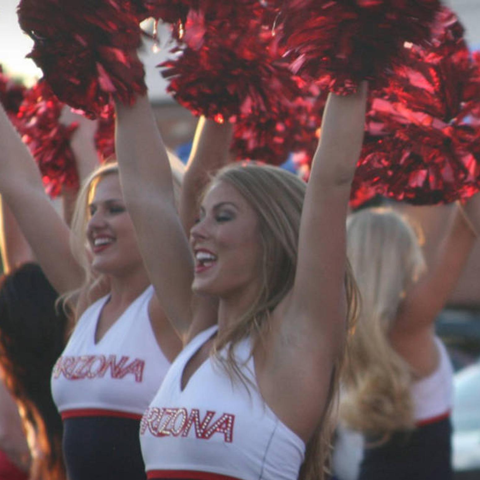 Gruppe von Cheerleader