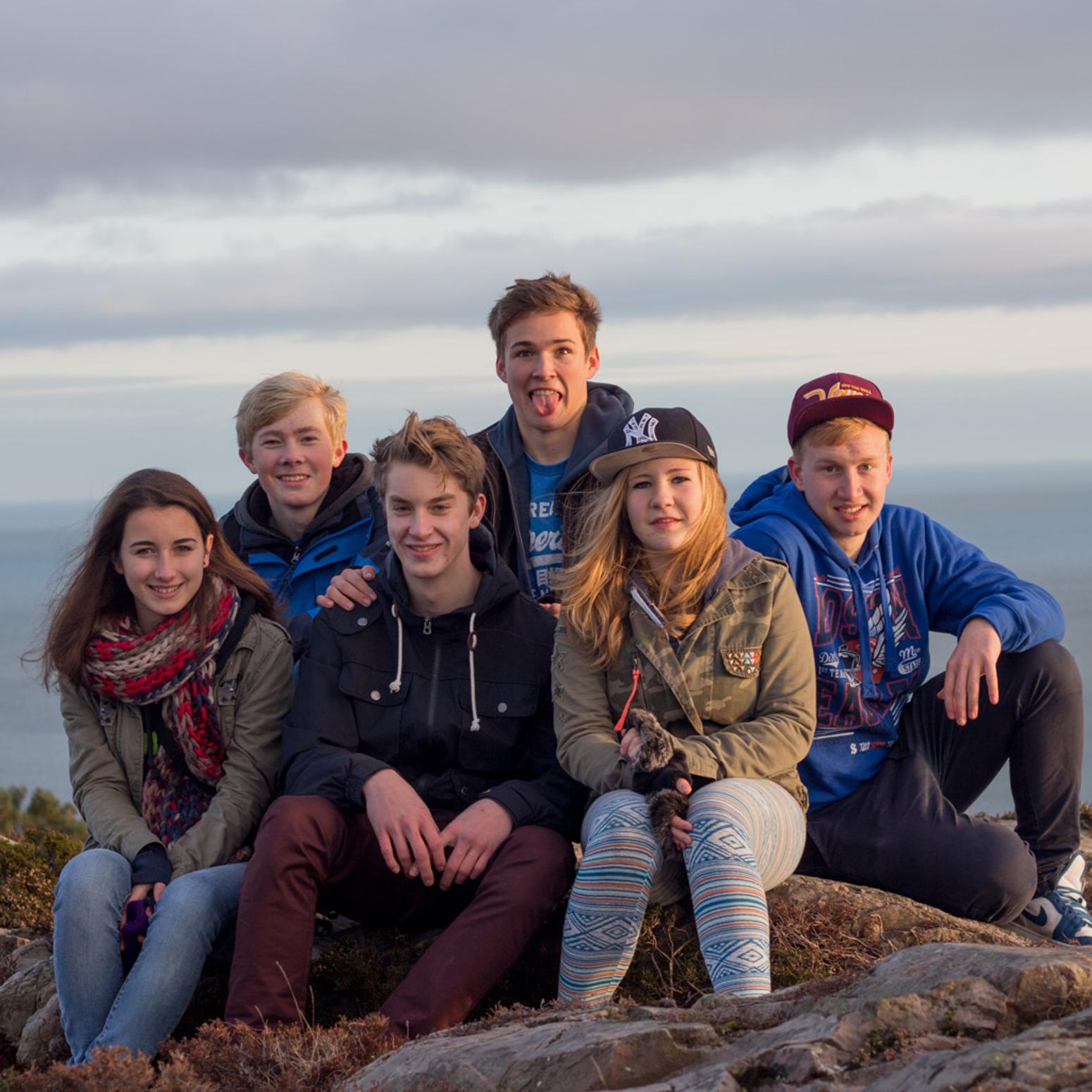 Gruppe Jugendlicher