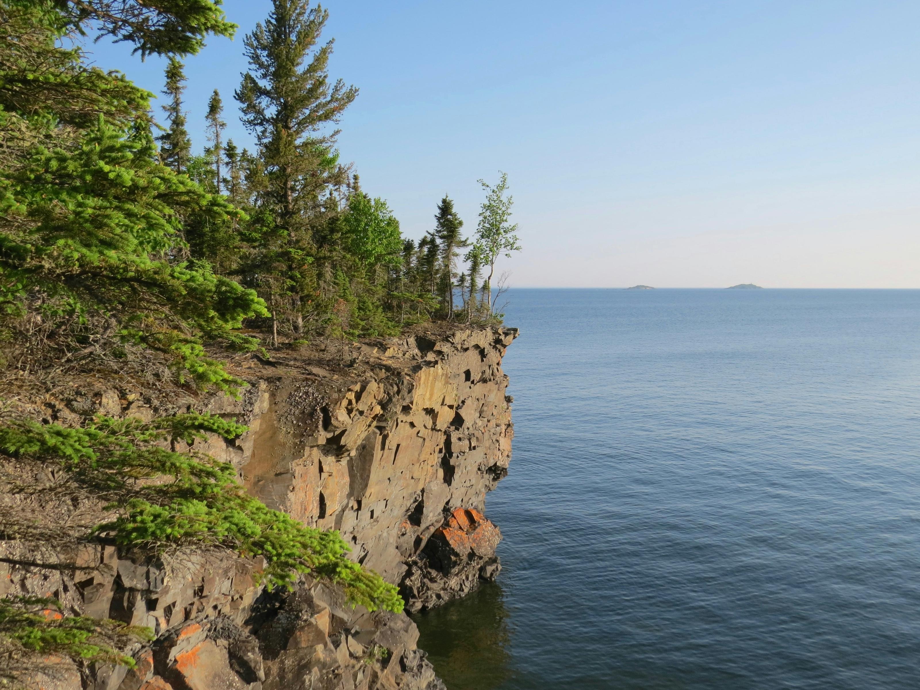 Seelandschaft am Lake Superior, Lakehead, Ontario