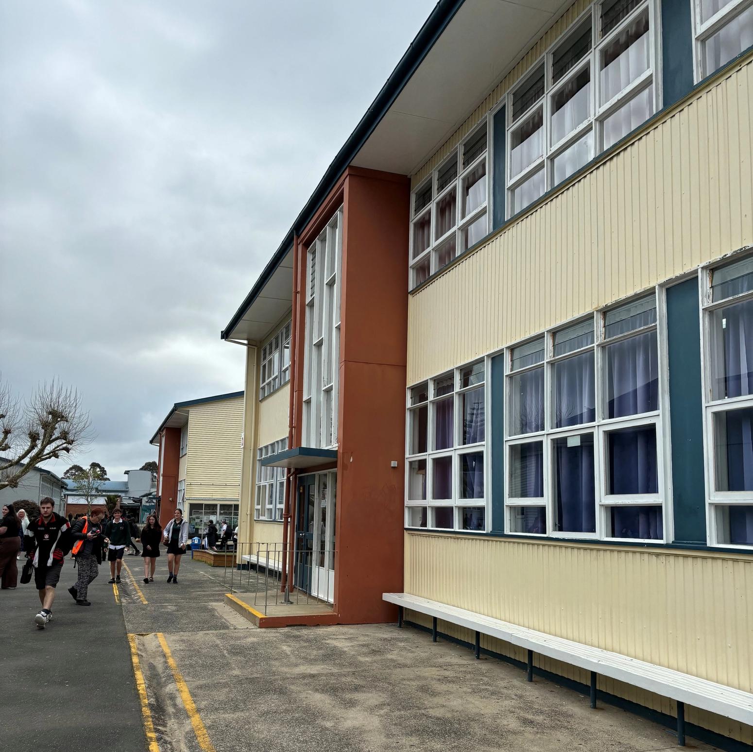 school building at te kamo high school