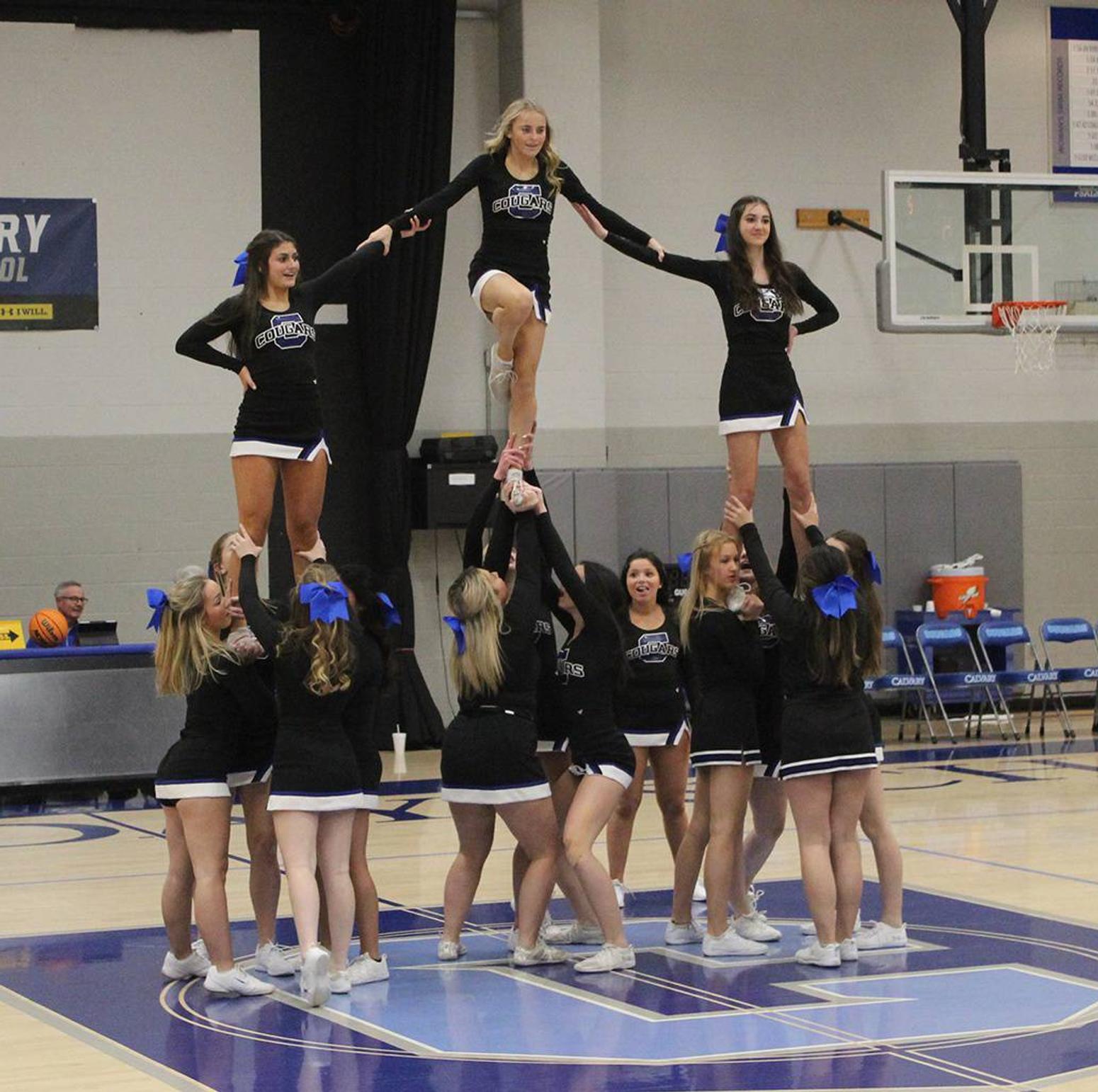 Calvary Day School cheerleading
