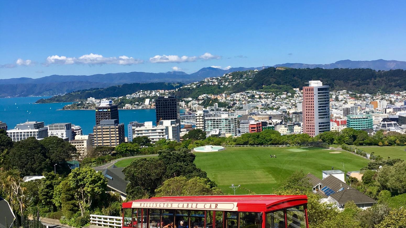 Wellington mit Bahn