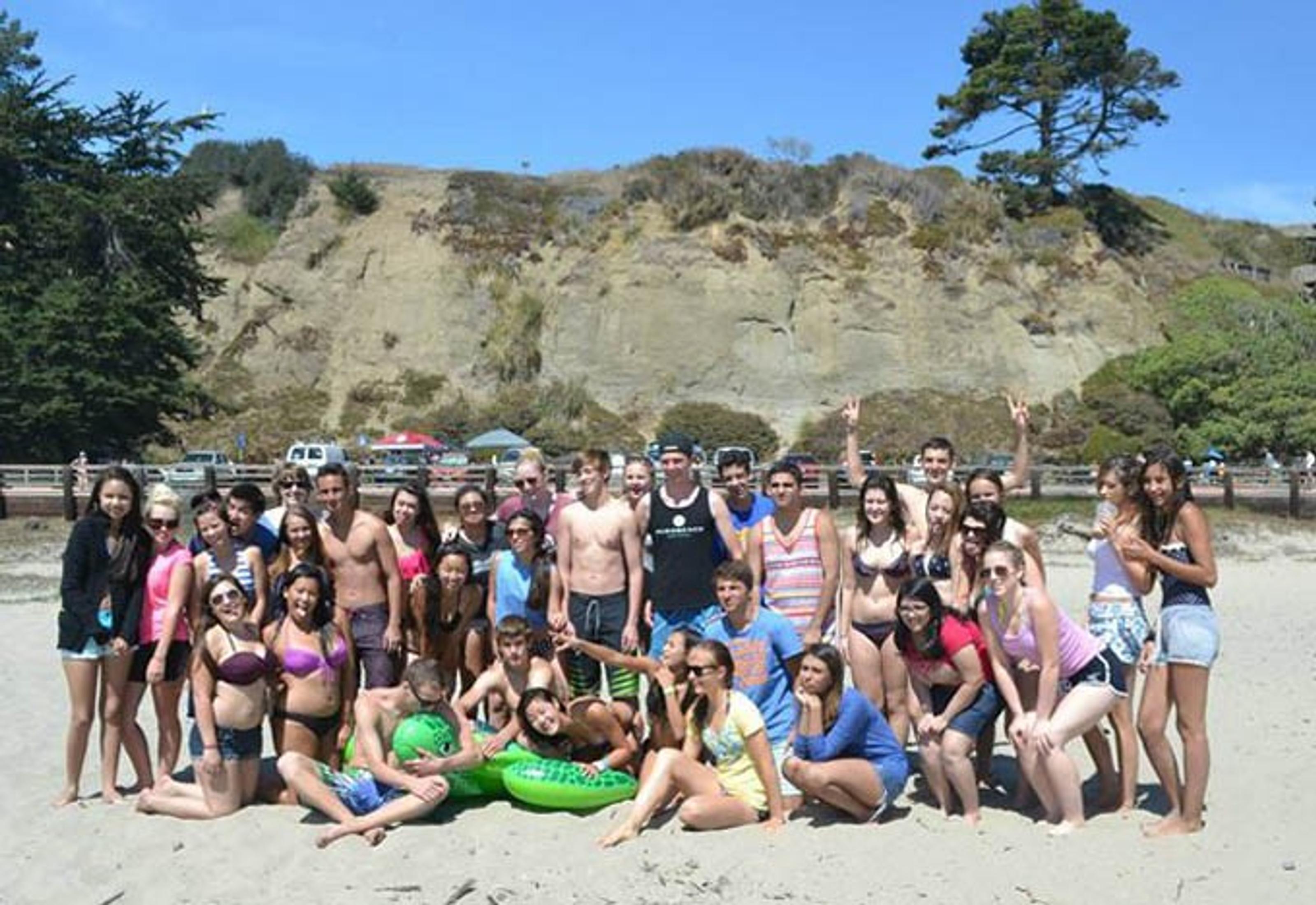 Morgan Hill Unified School District Schüler Schülerinnen am Strand
