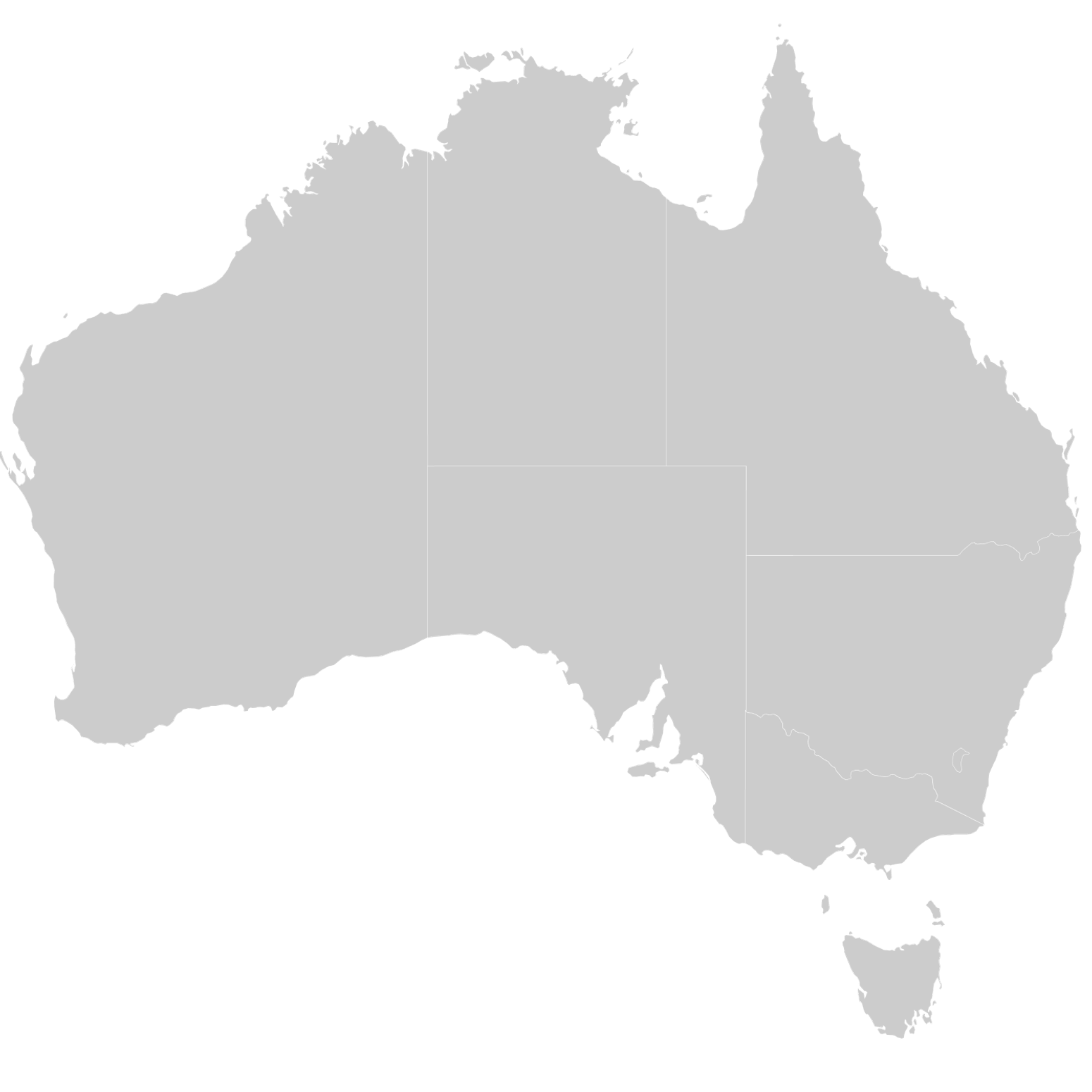 Karte von Australien