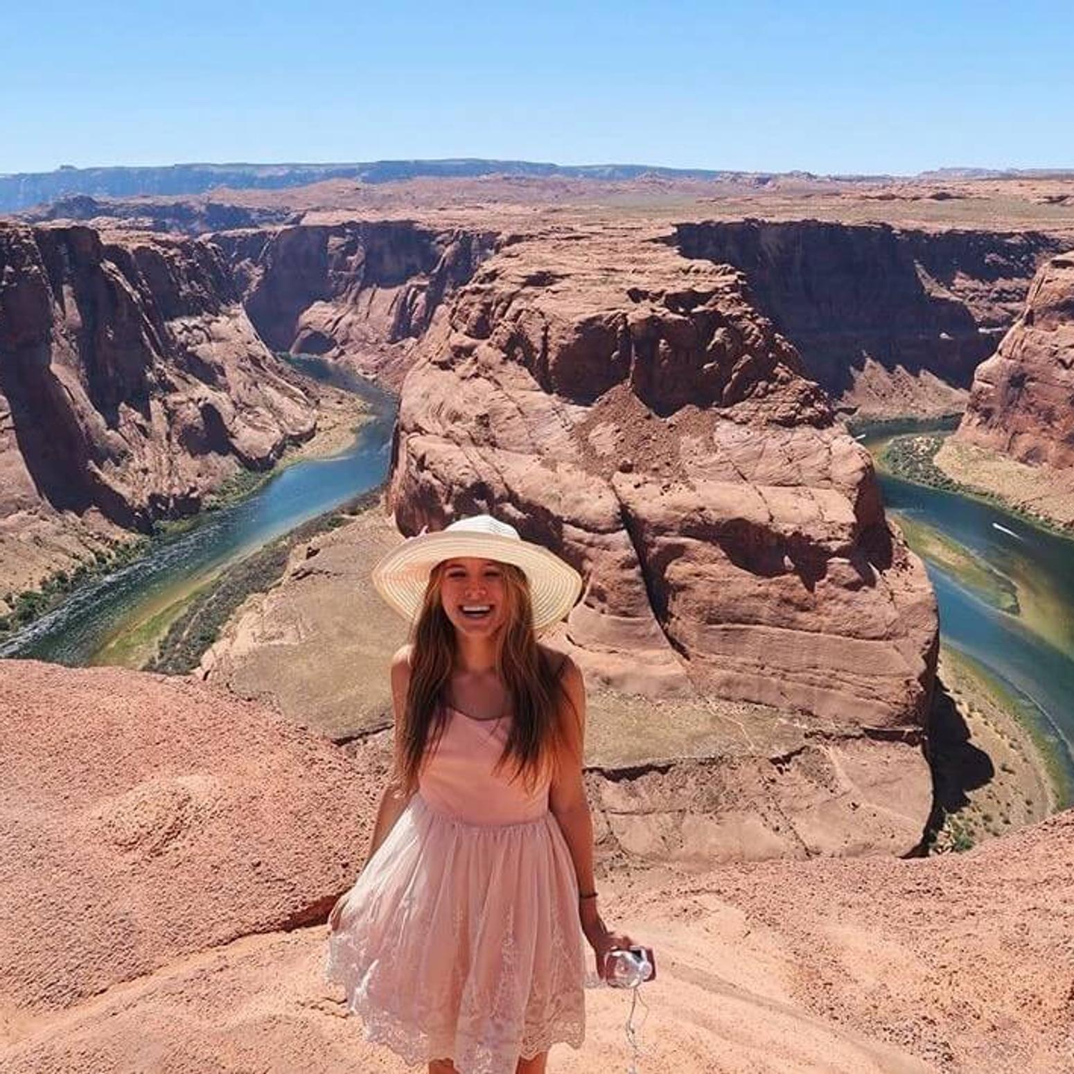 Anna-Valentina im Grand-Canyon-Nationalpark