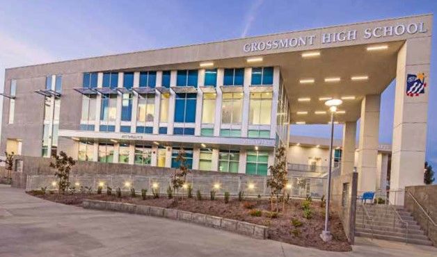 Grossmont Union High School District Schulgebäude Außenansicht