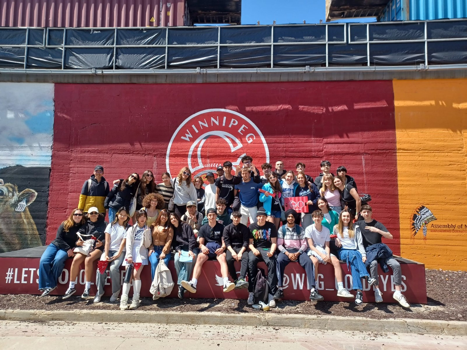 Schüler in der Winnipeg School Division