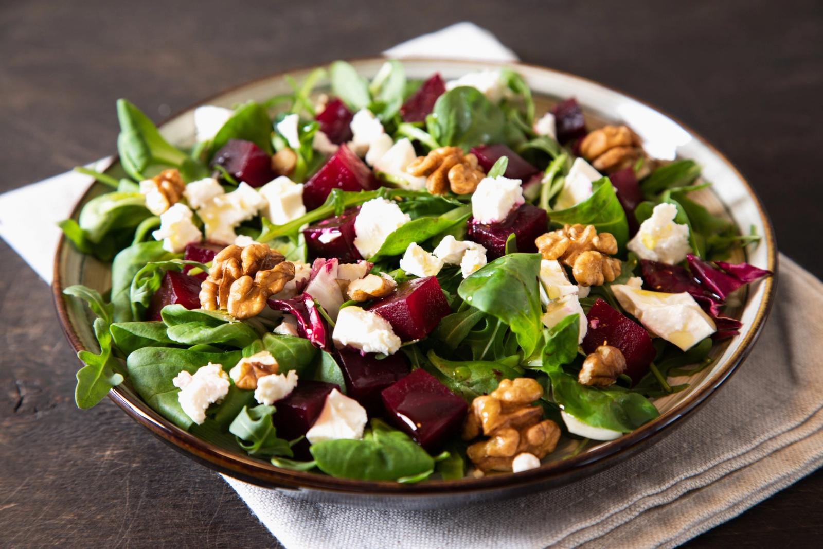 Salade de betterave à la roquette