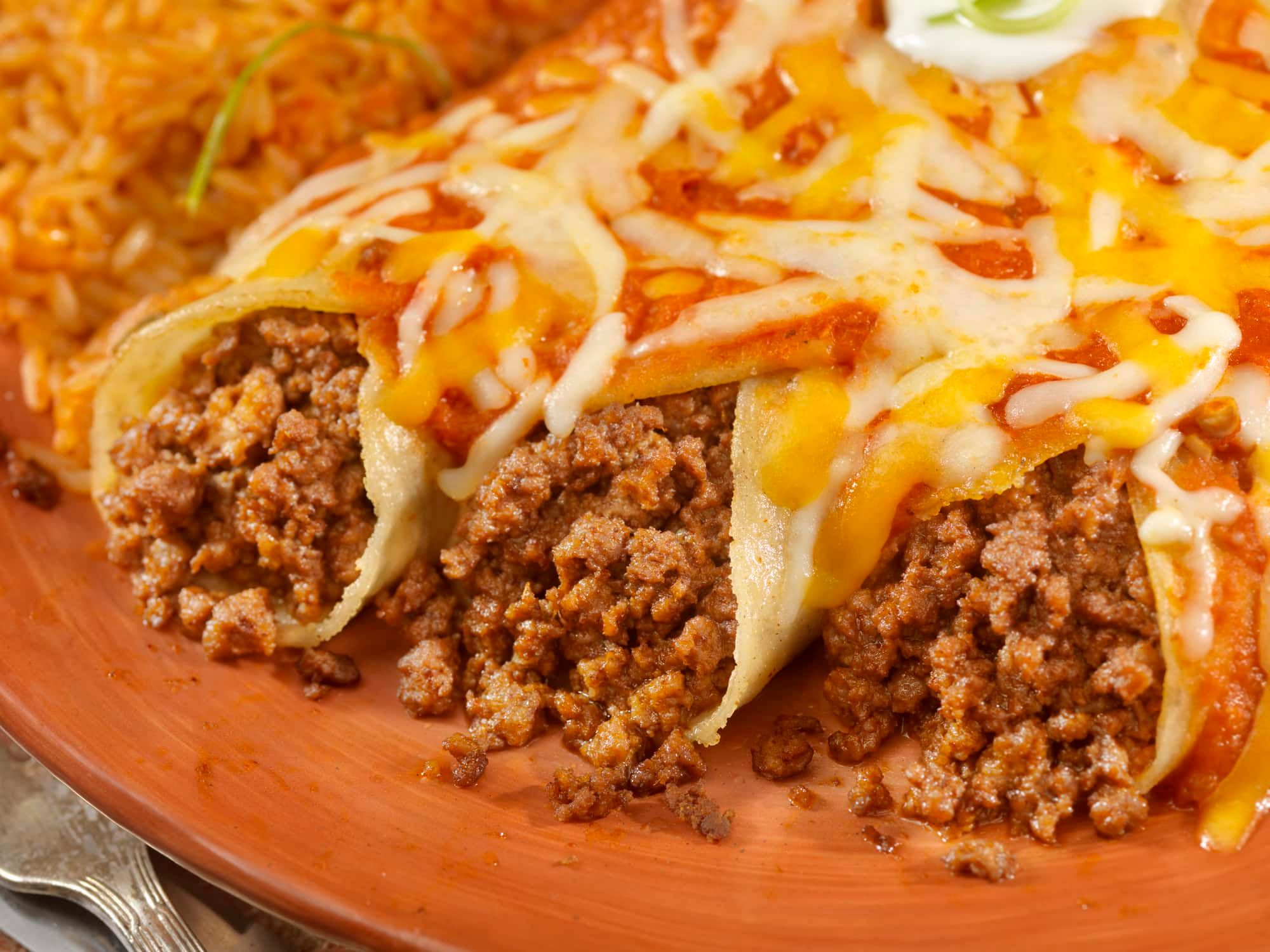 Recette enchiladas à la viande et sauce épicée